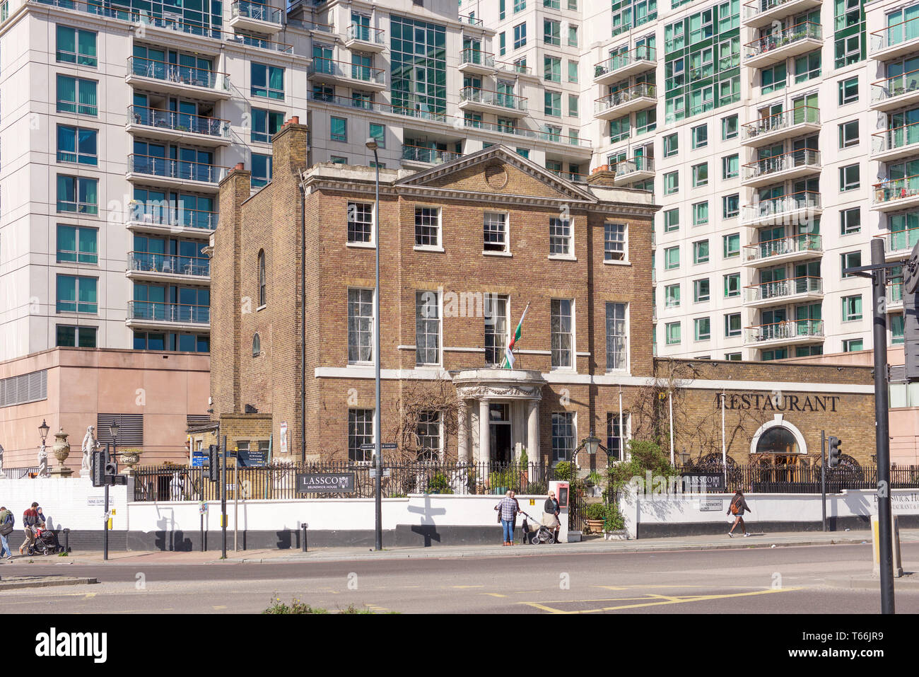 Brunswick House in Vauxhall, London, England Stock Photo - Alamy