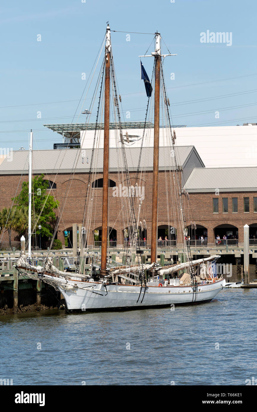 The Spirit of South Carolina docked in Charleston, South Carolina, USA