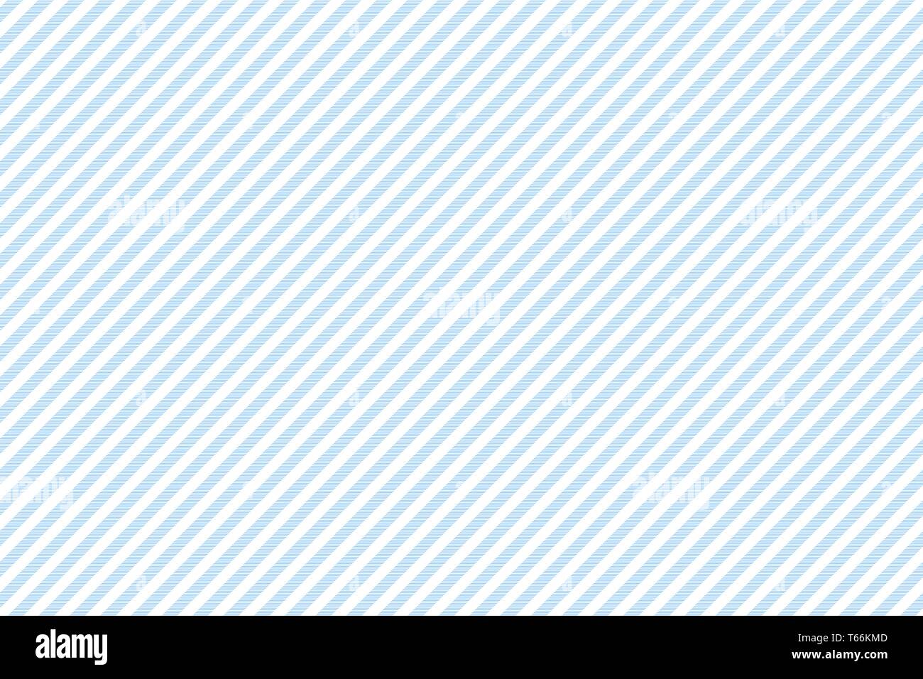 Blue white striped fabric texture seamless pattern. Vector illustration ...