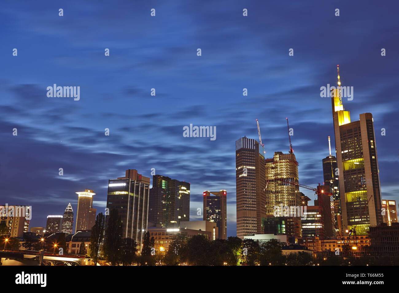 Frankfurt City, Skyline, Germany Stock Photo - Alamy