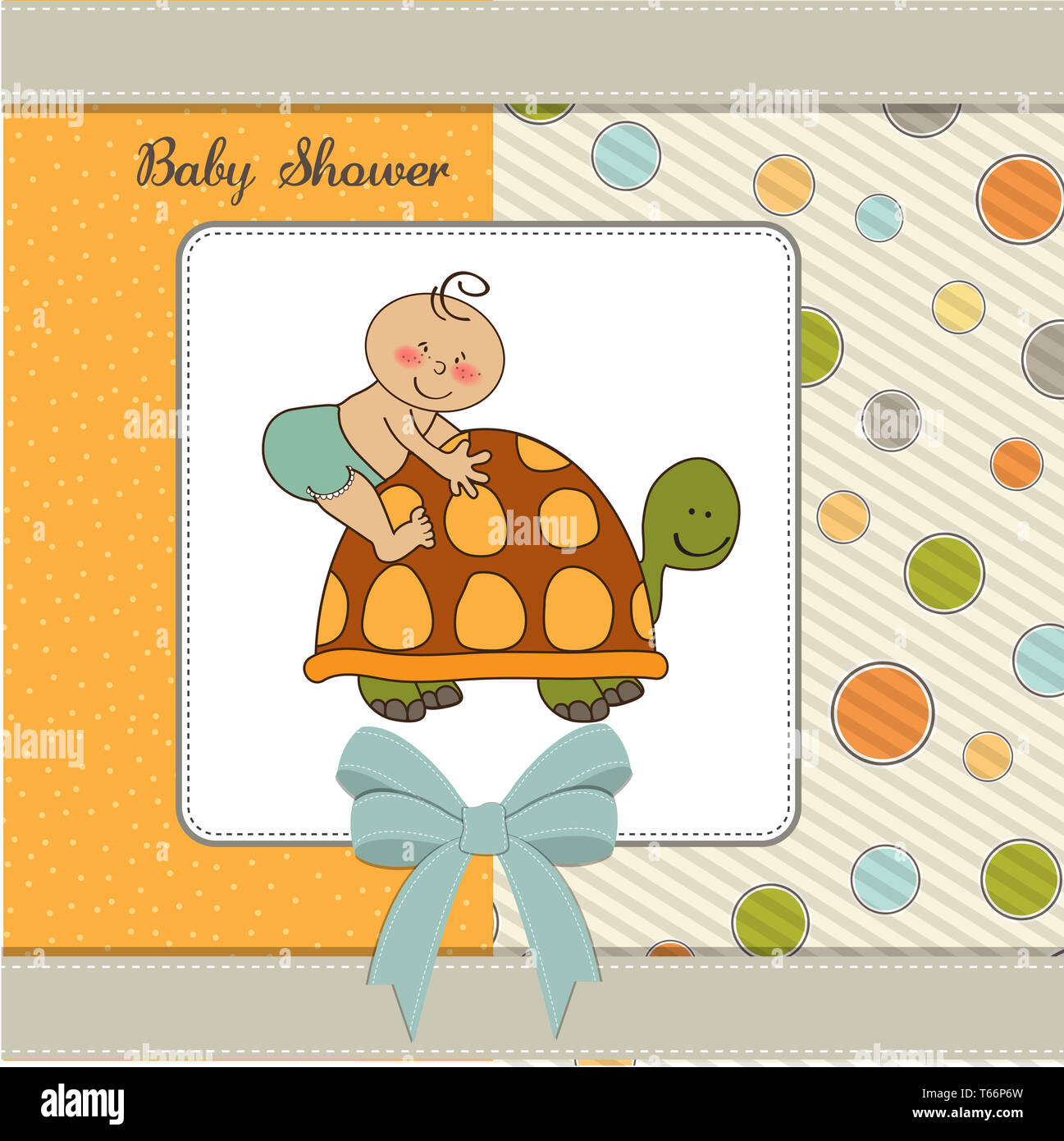 funny baby boy announcement card Stock Photo Alamy