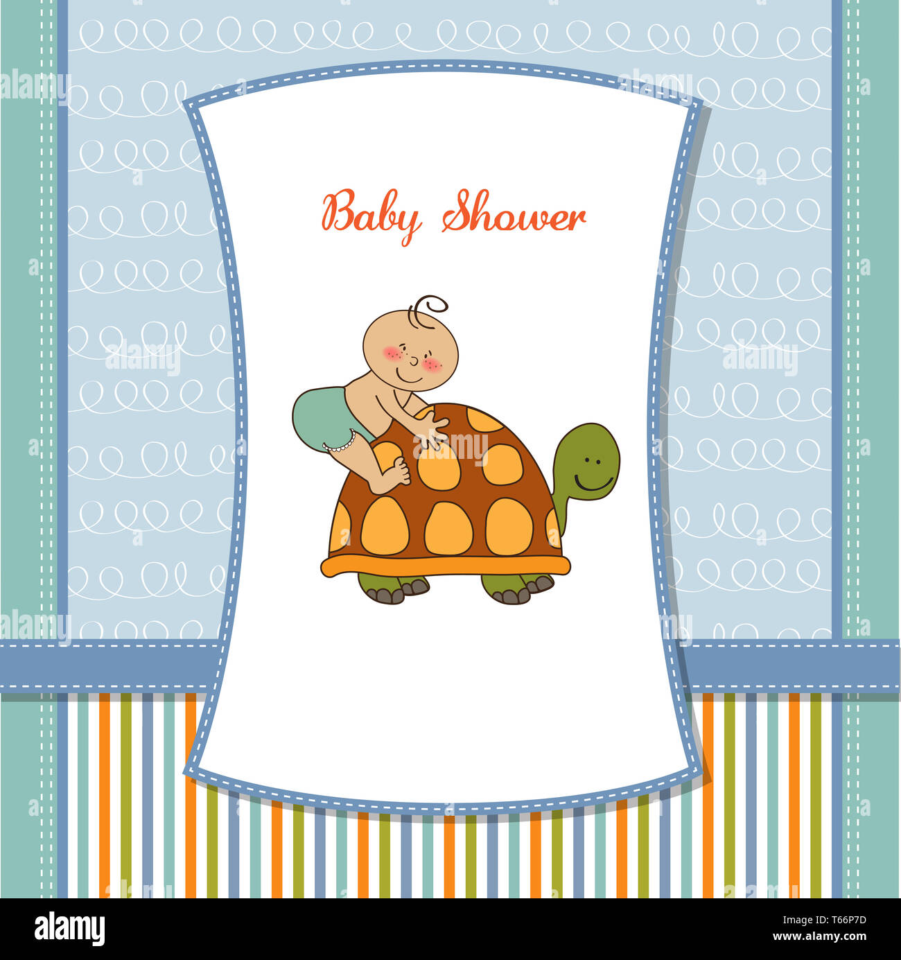 funny baby boy announcement card Stock Photo Alamy