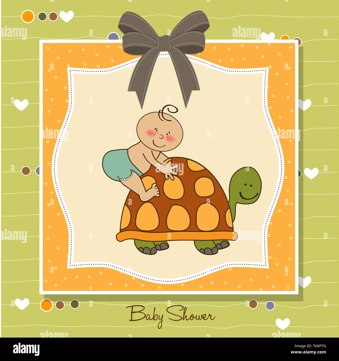 funny baby boy announcement card Stock Photo Alamy