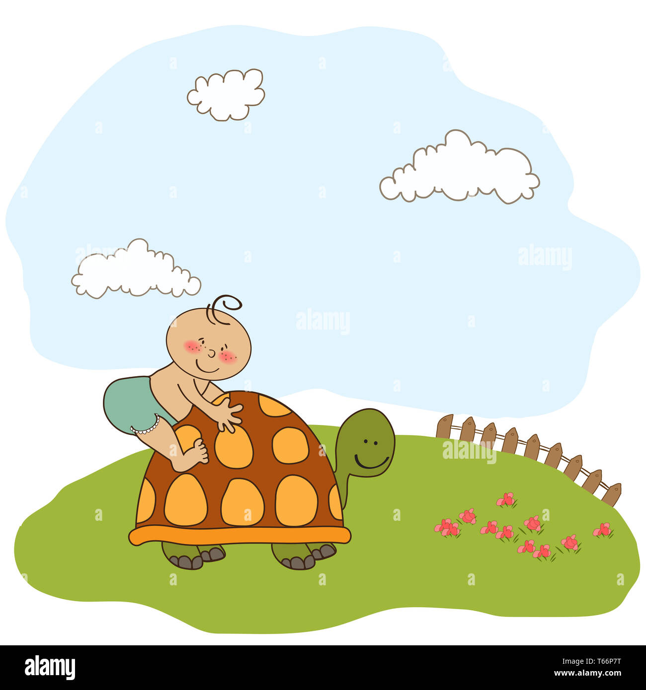 funny baby boy announcement card Stock Photo Alamy