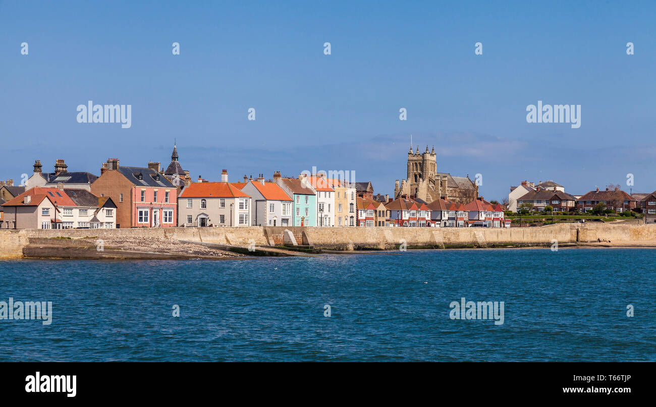 The seafront and terraced houses at the Headland in Old