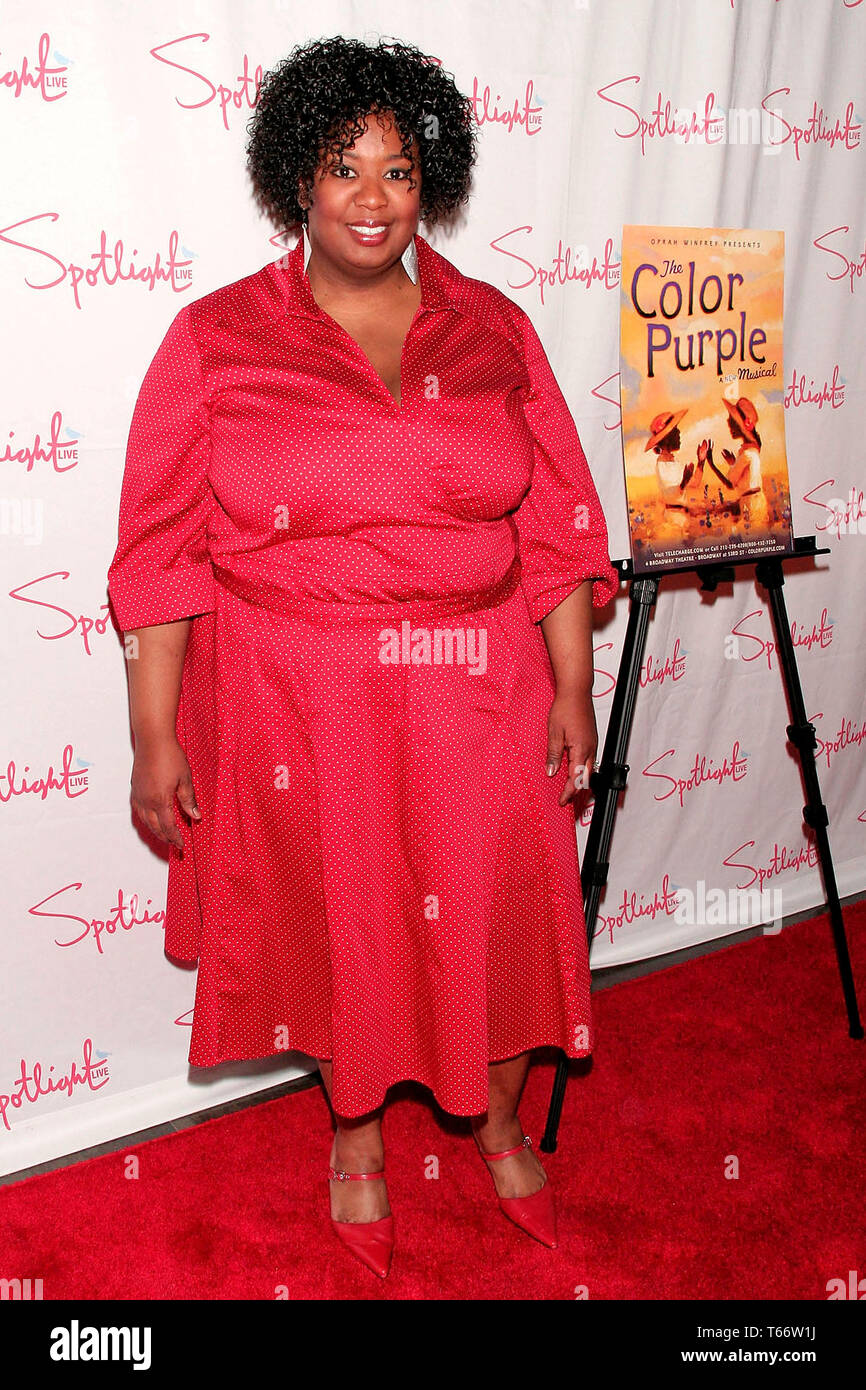 New York, USA. 22 Apr, 2007.  NaTasha Yvette Williams at The party celebrading Fantasia Barrino's debut on Broadway in 'The Color Purple' at Spotlight on April 22, 2007 in New York, NY. Credit: Steve Mack/S.D. Mack Pictures/Alamy Stock Photo