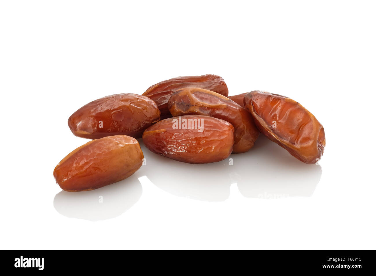 Dried dates fruit white isolated Stock Photo Alamy