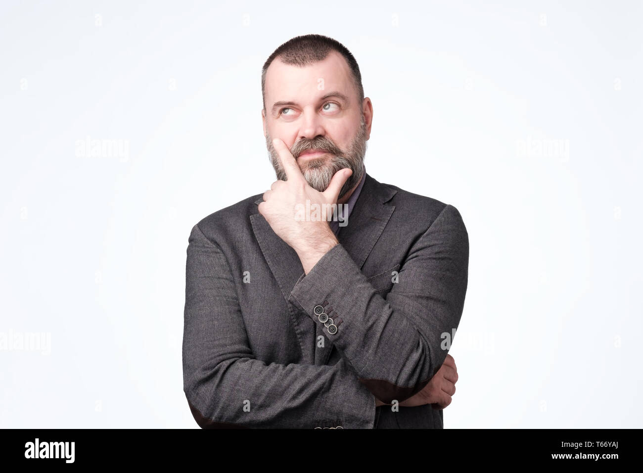 Man mature thinking hi-res stock photography and images - Alamy