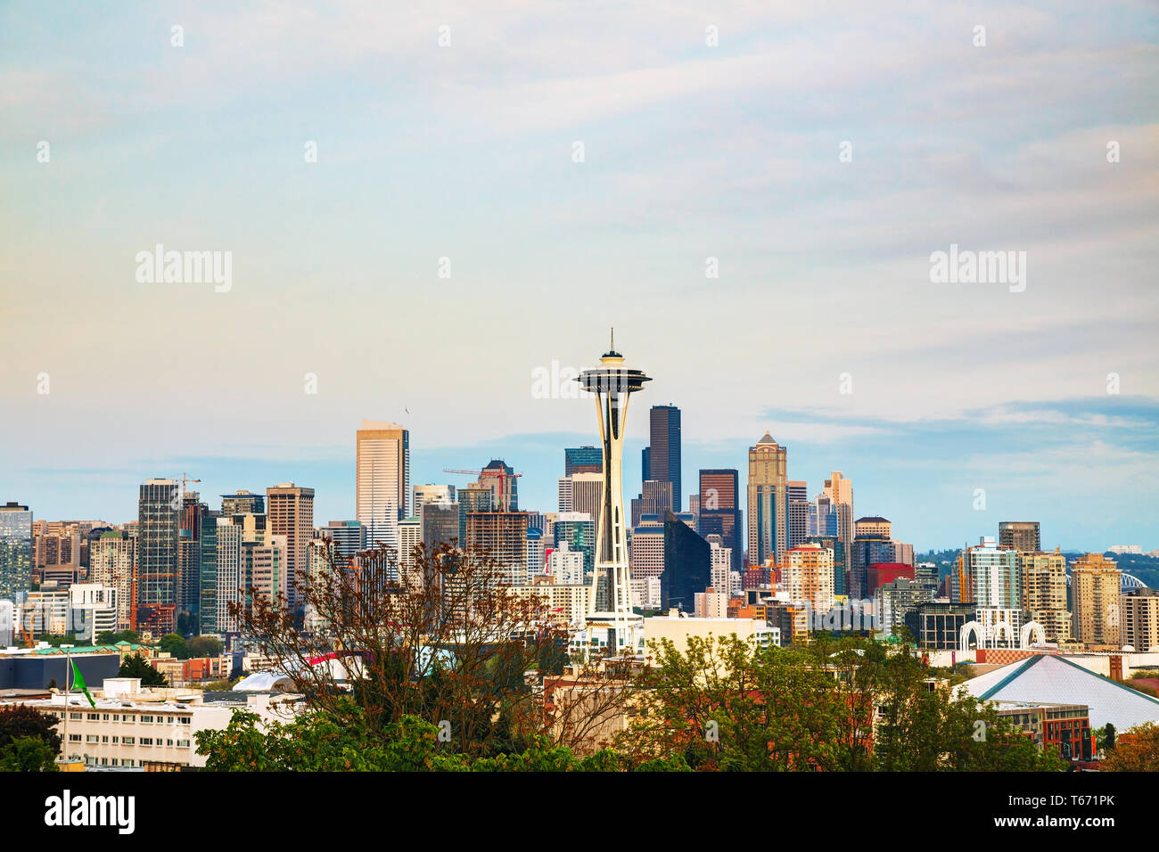 Downtown Seattle as seen from the Kerry park Stock Photo - Alamy