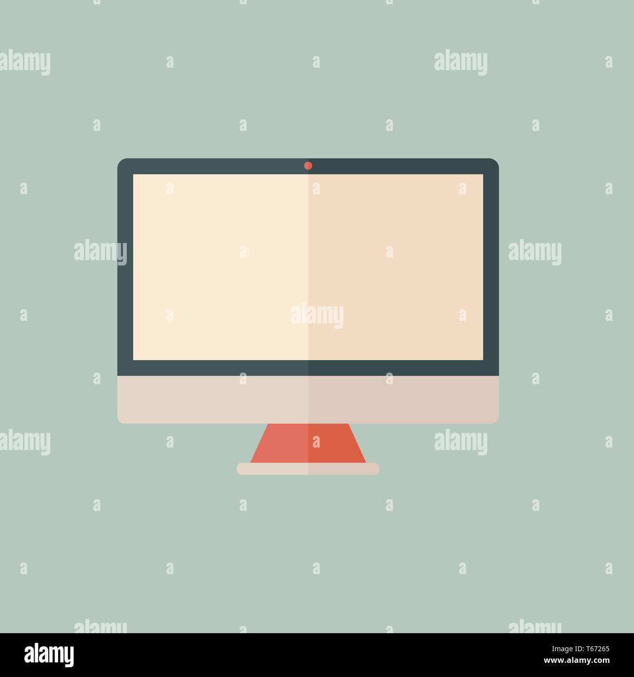Computer flat hi-res stock photography and images - Alamy