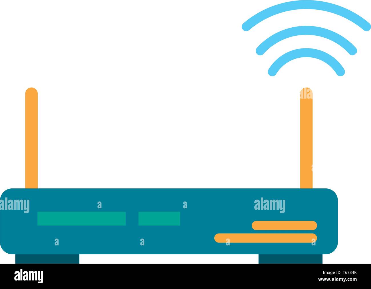 router icon cartoon Stock Vector Image & Art - Alamy