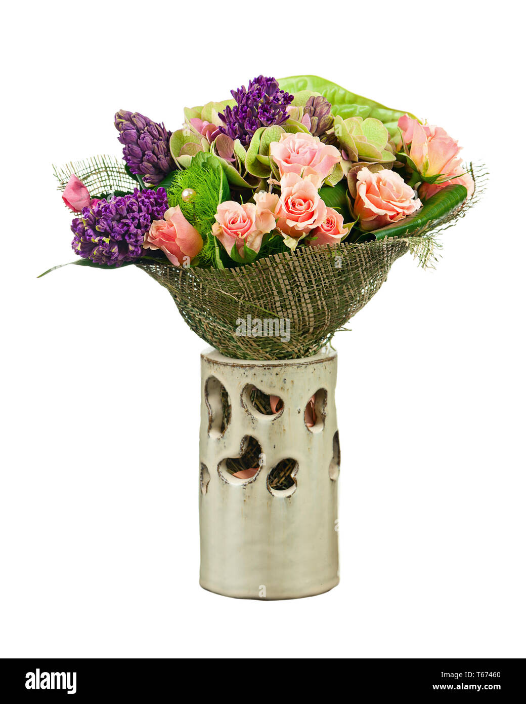 Red yellow and blue flowers in vase hi-res stock photography and images ...