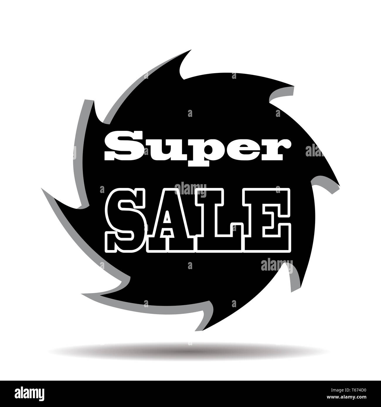 Super Sale Black & White Stock Photo