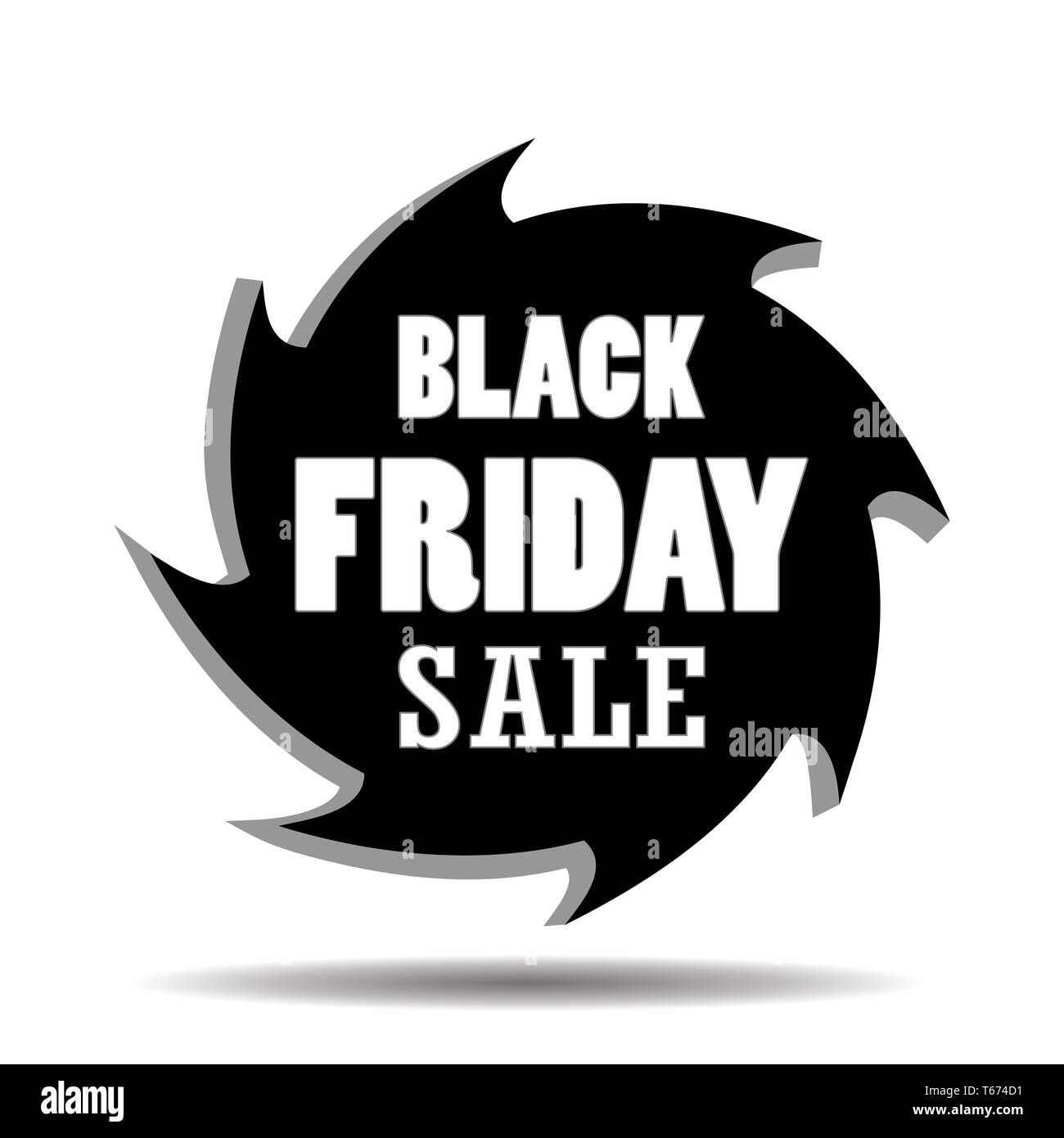 Black Friday Super Sale Tag Vector design Stock Photo