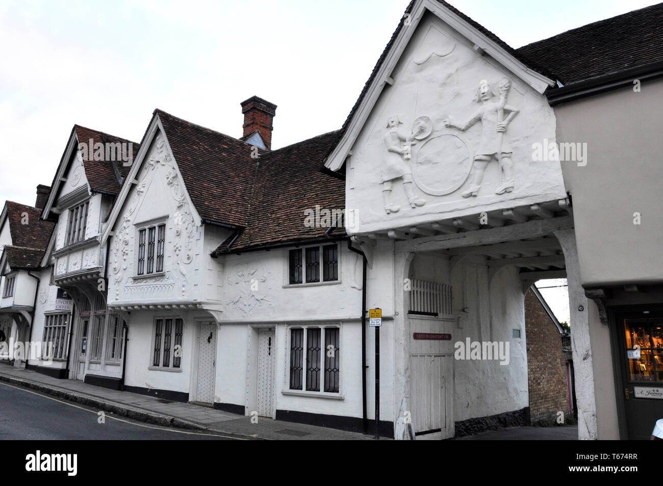 The old sun inn, church street, saffron walden, england, uk Stock Photo