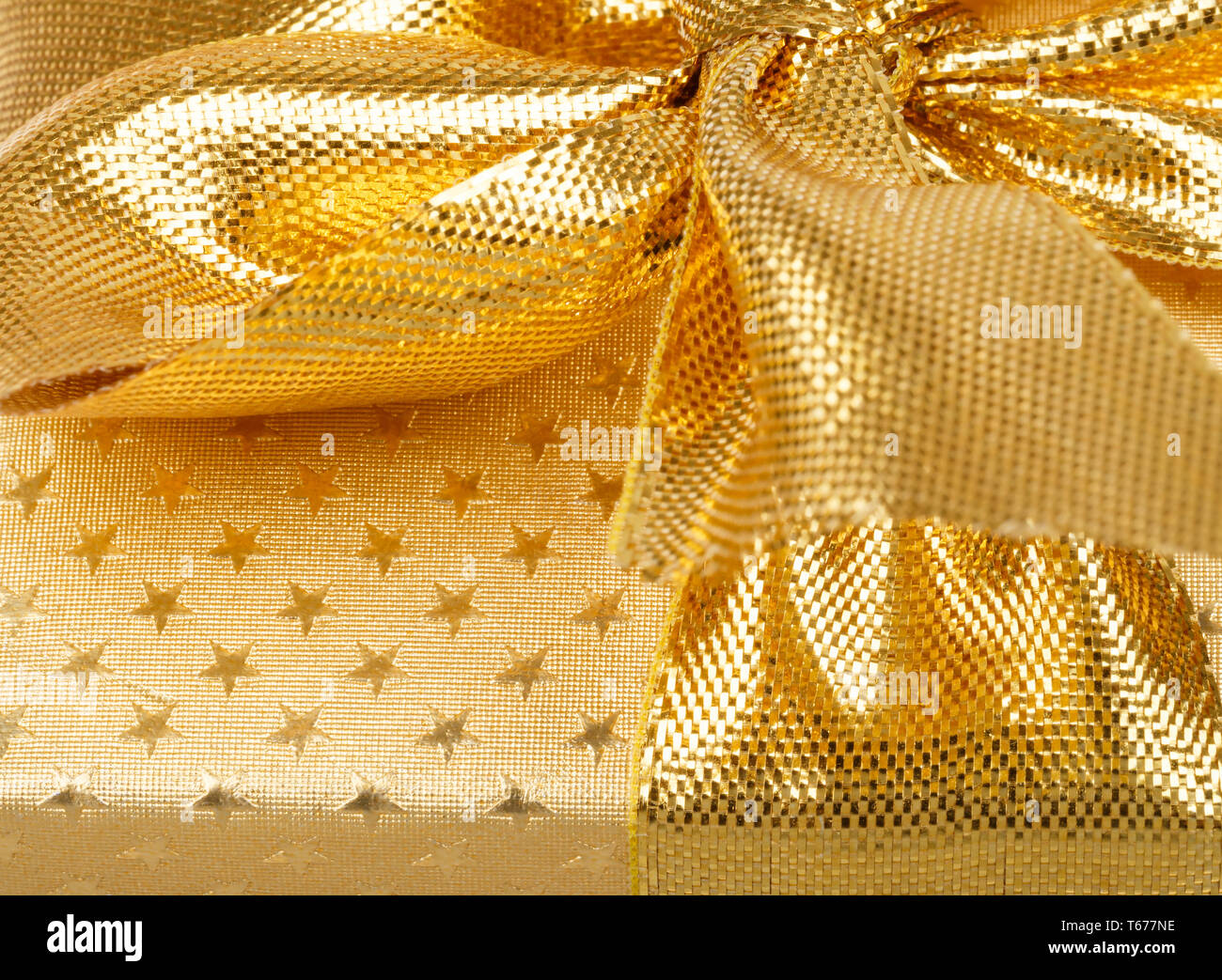 detail of golden ribbon Stock Photo - Alamy