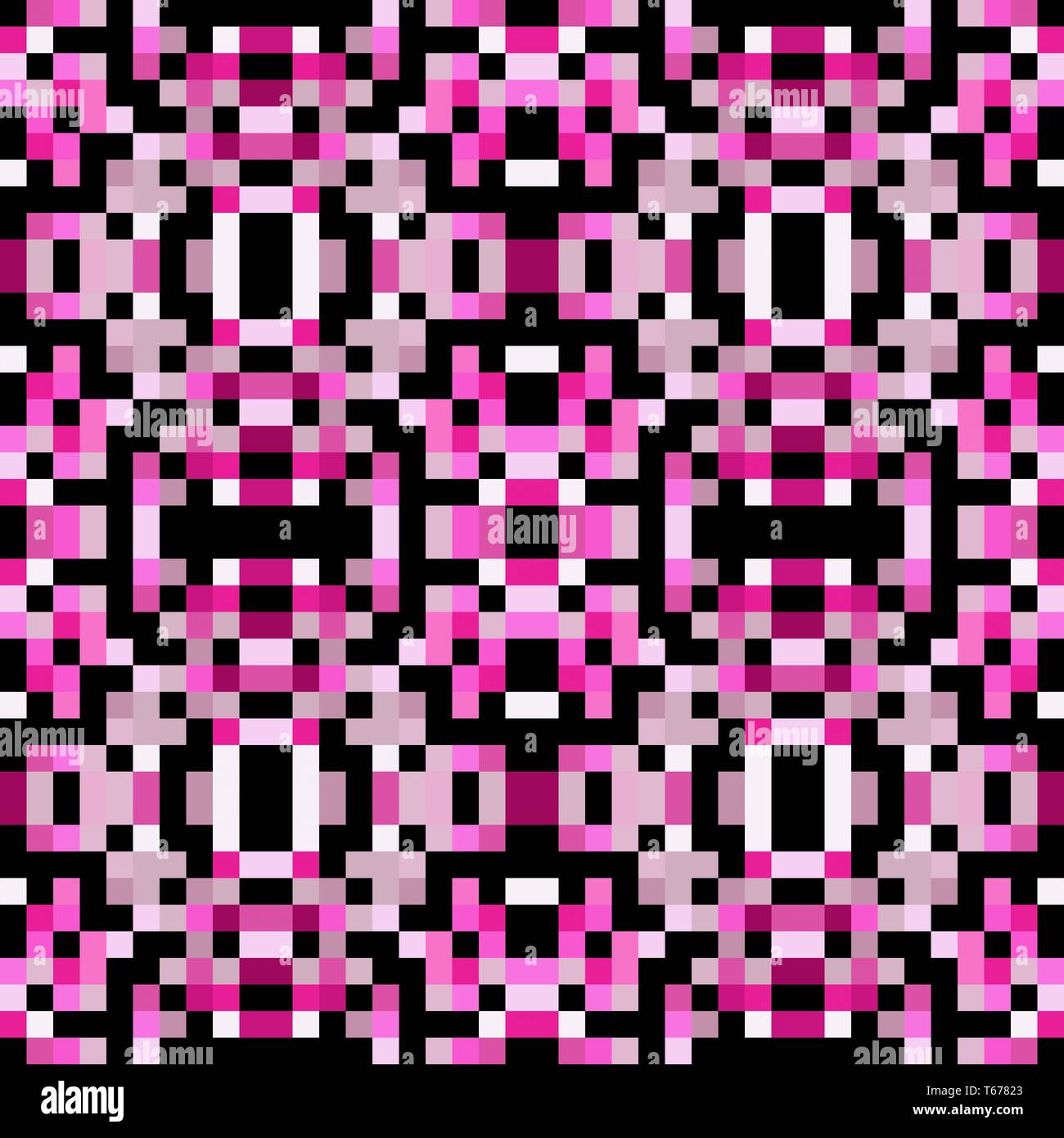 seamless pixel pattern mosaic. abstract background with squares can be ...