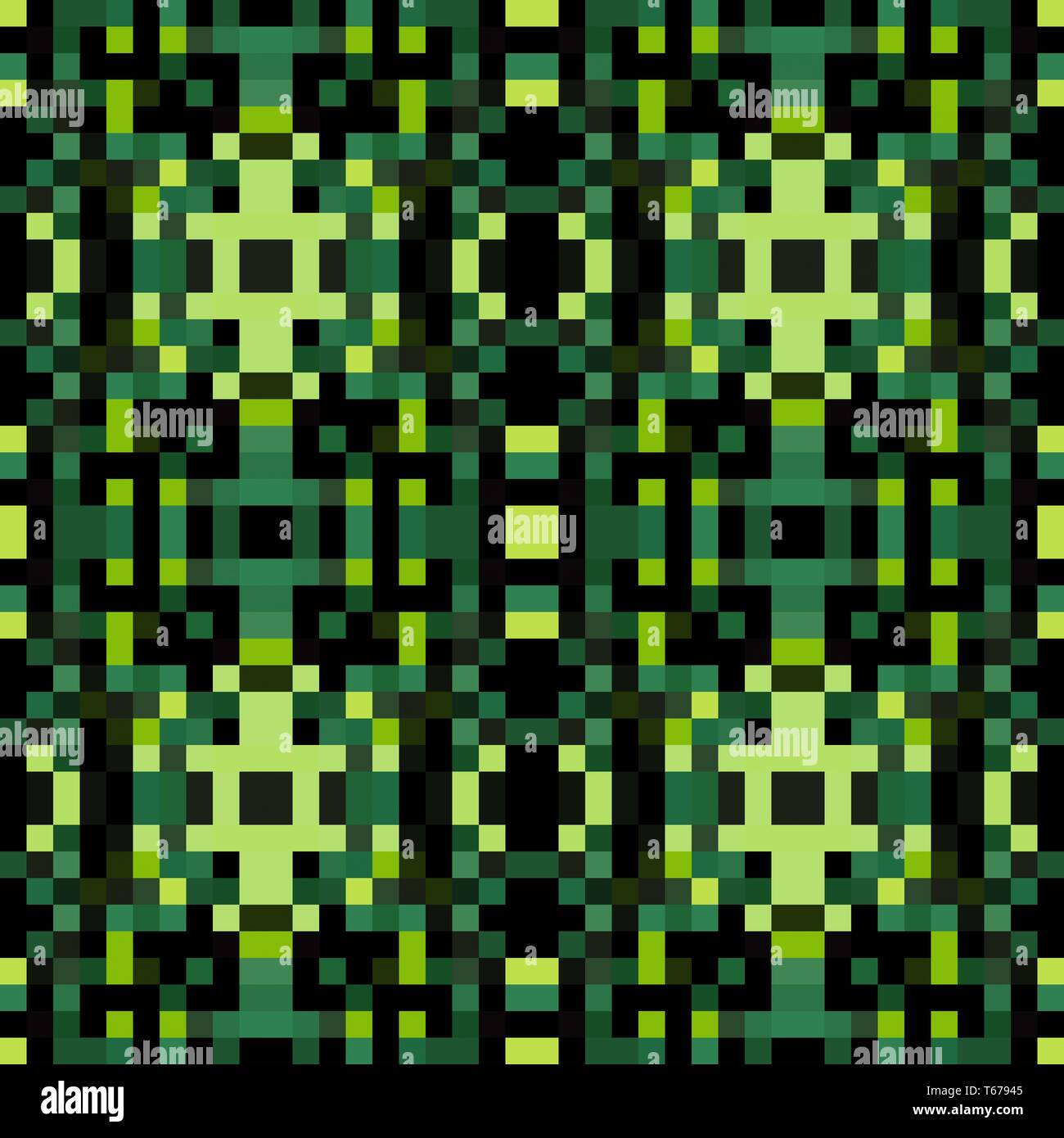 seamless pixel pattern mosaic. abstract background with squares can be ...
