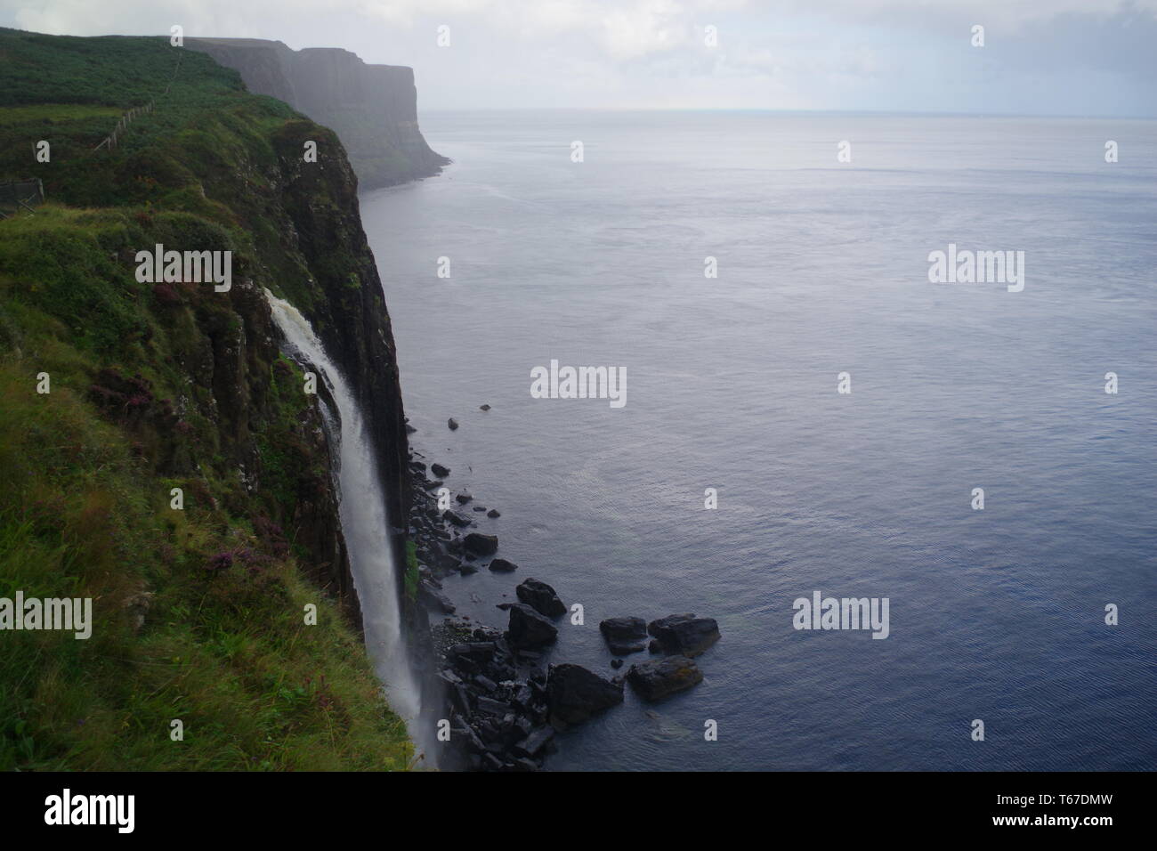 Kilt Rock and Mealt Falls. Isle of Skye, Scotland, UK Stock Photo - Alamy