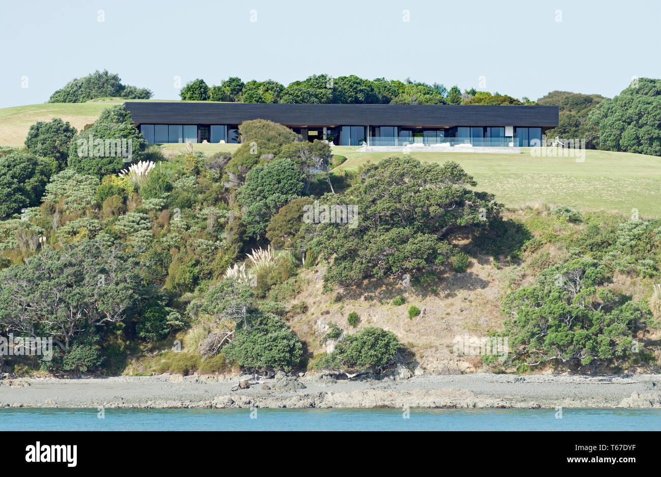Mansions of Waiheke Island Stock Photo Alamy