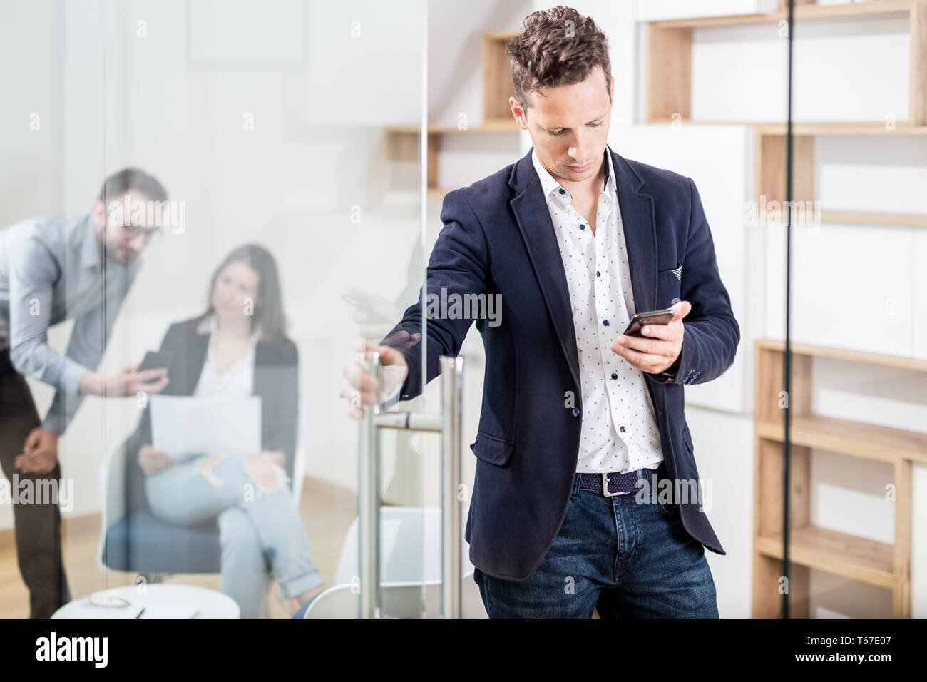 fashionable business professional