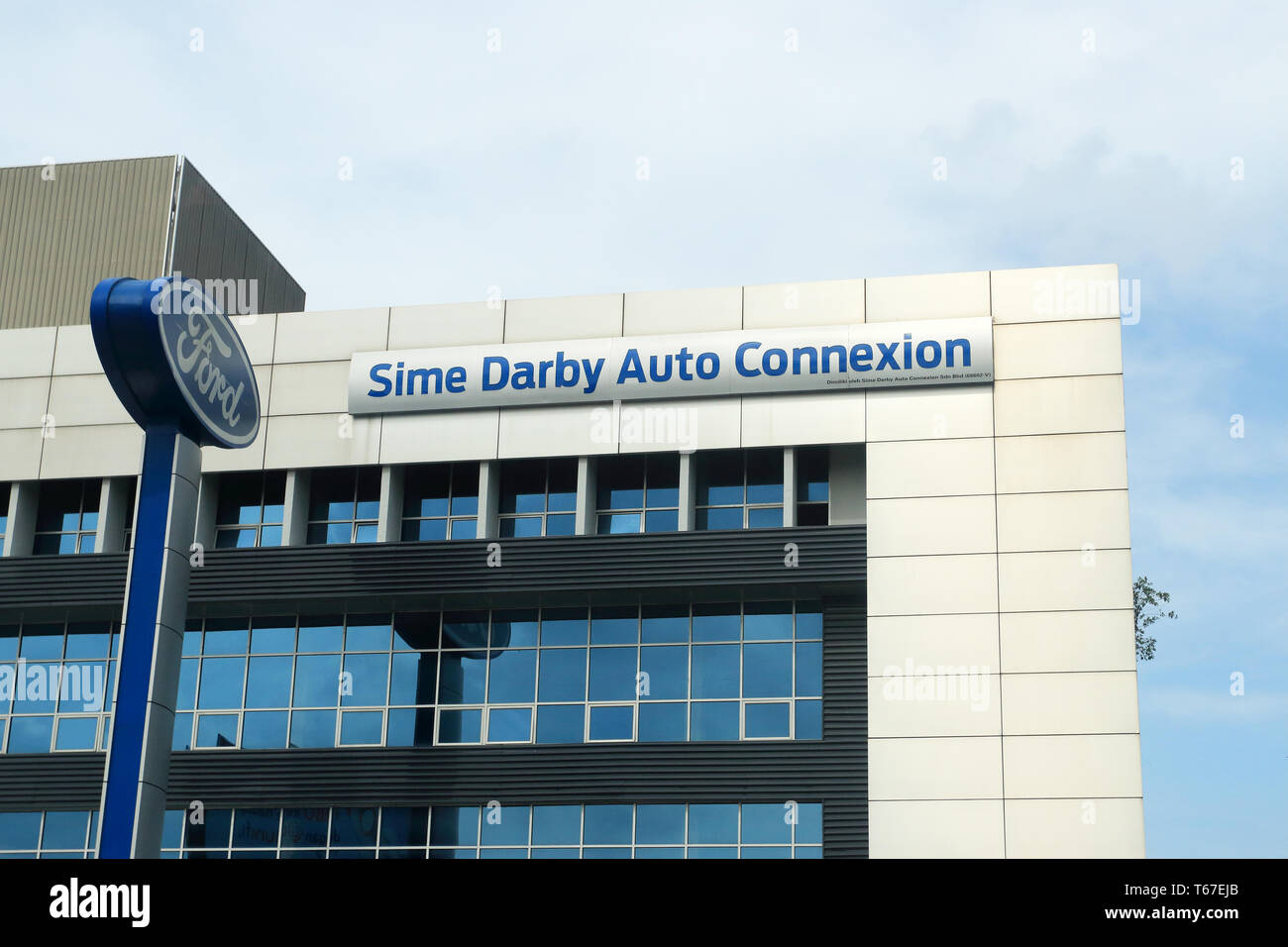 Sime Darby Auto Connexion Ford Kuala Lumpur Malaysia Stock Photo