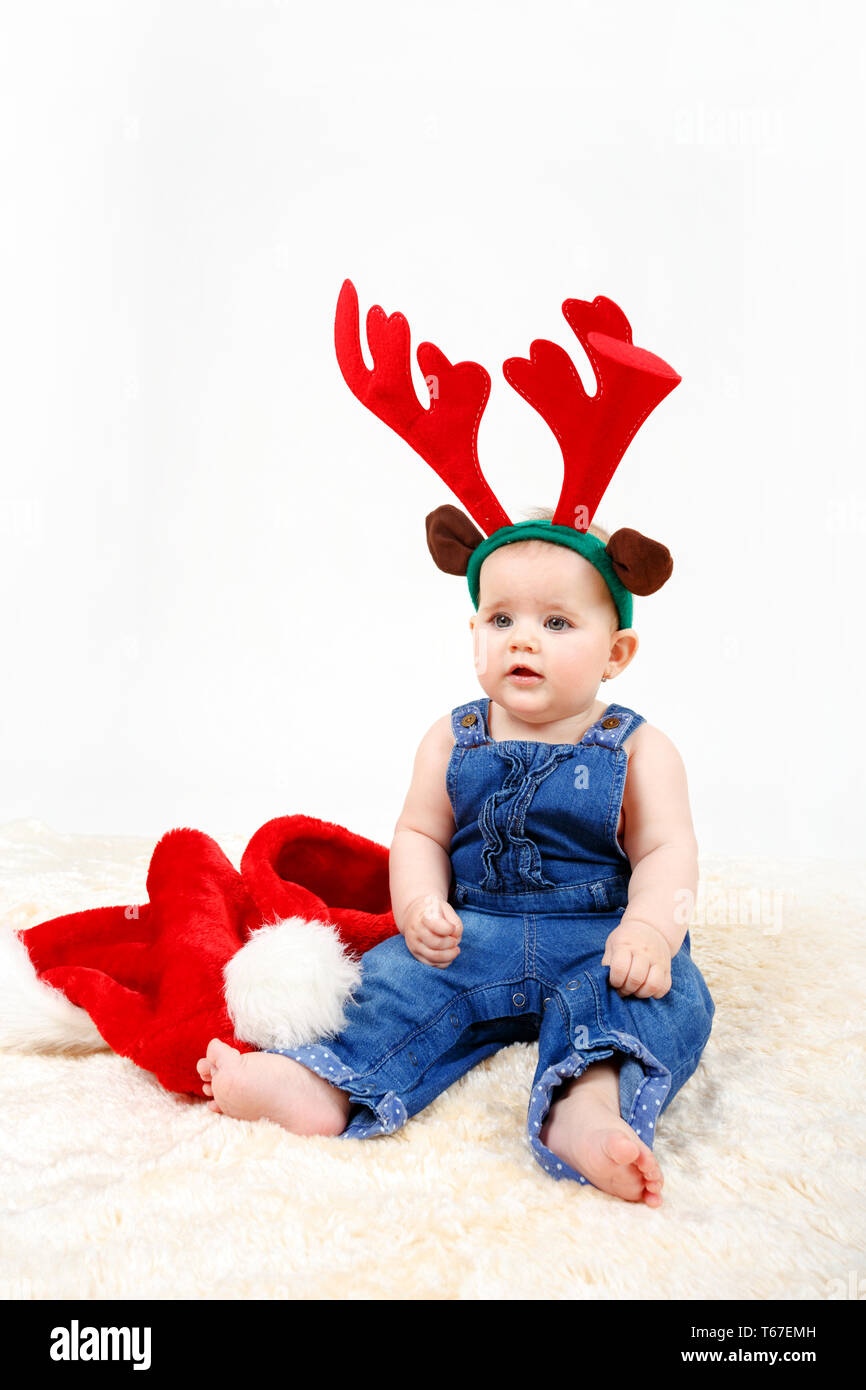christmas hat with antlers