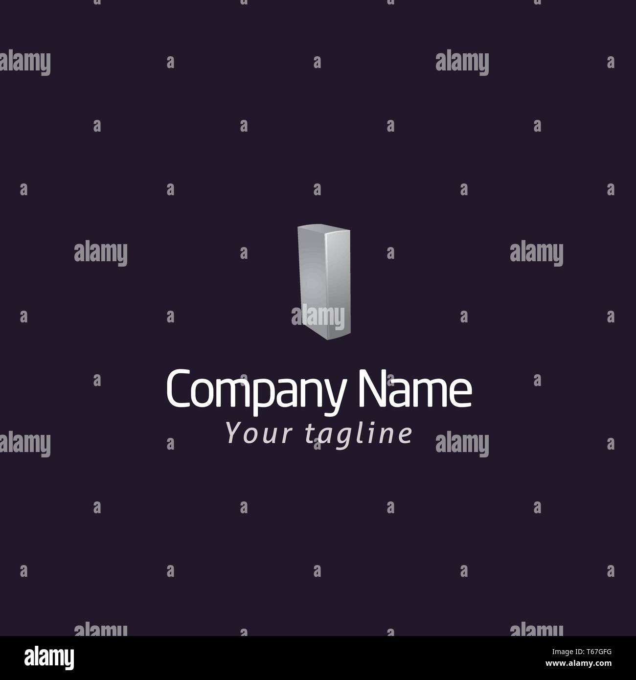 I LOGO LETTER MODERN Stock Vector Image & Art - Alamy
