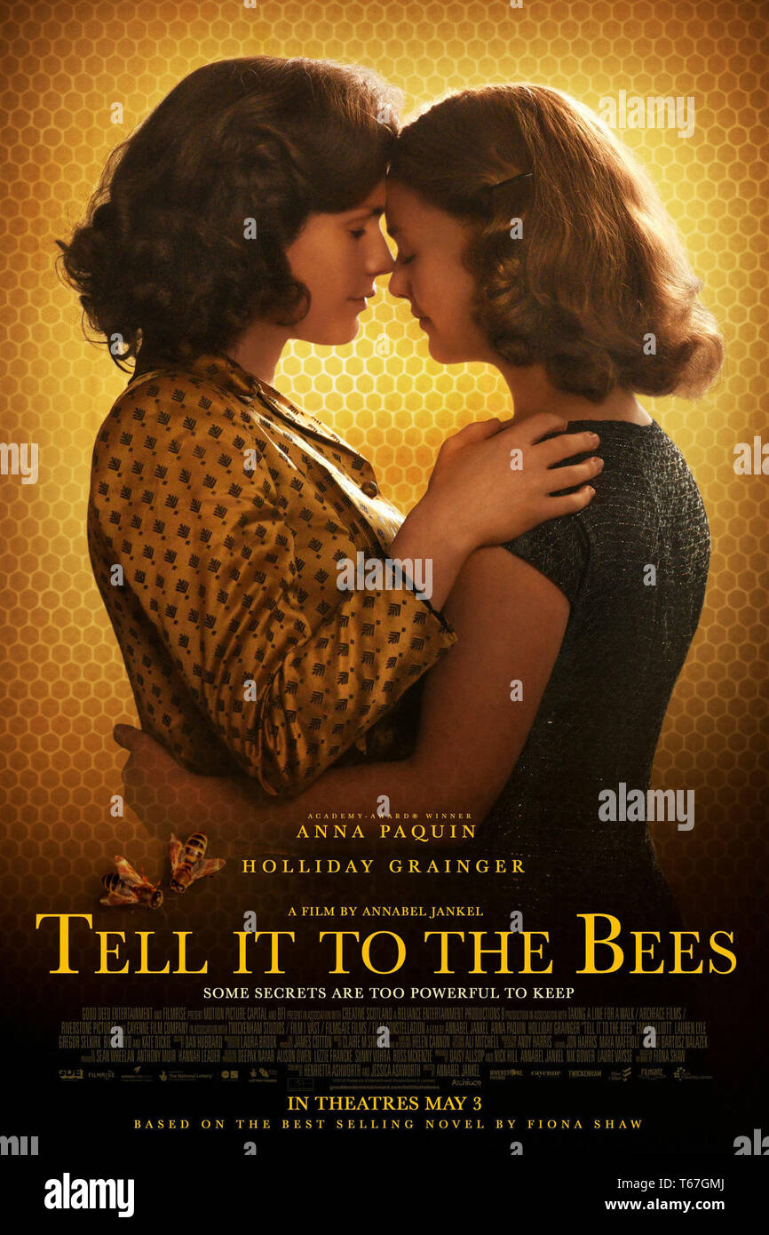 TELL IT TO THE BEES, US poster, from left: Anna Paquin, Holliday Grainger, 2018. © Good Deed ...