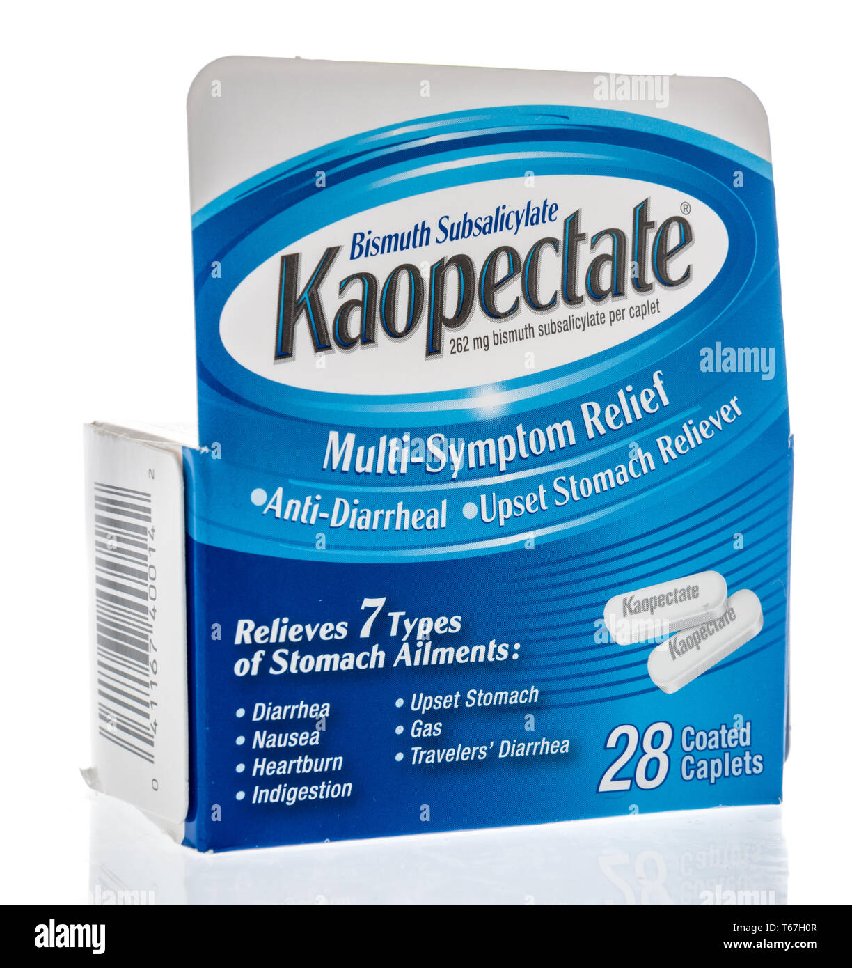 Winneconne, WI 26 April 2019 A package of Kaopectate medicine for