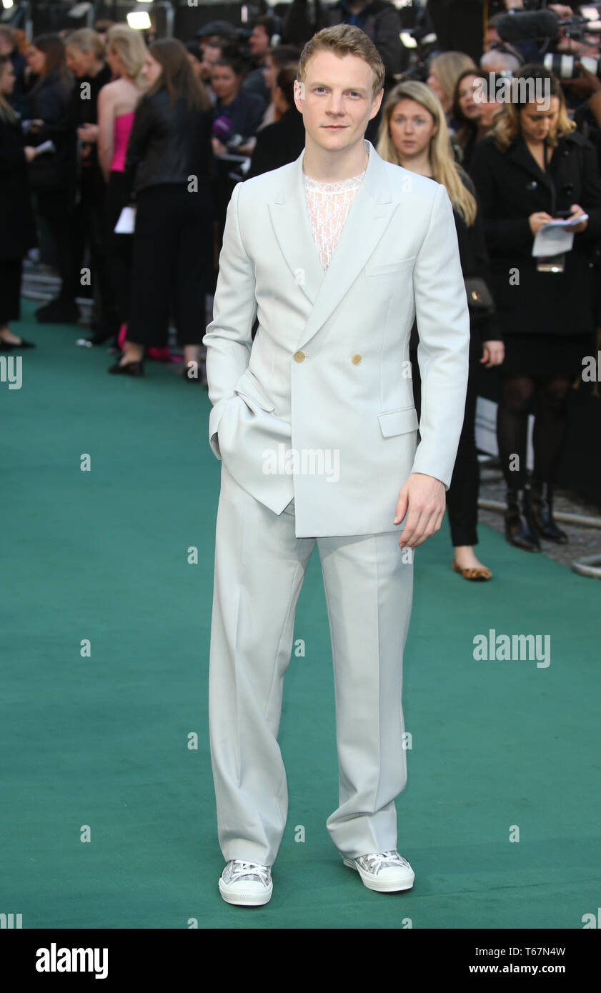 Patrick Gibson attending the Tolkien UK premiere held at the Curzon ...