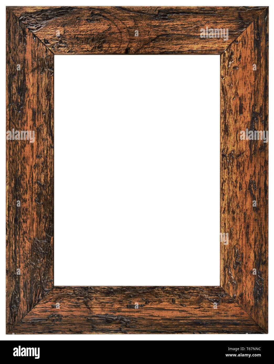 Brown Picture Frame Stock Photo