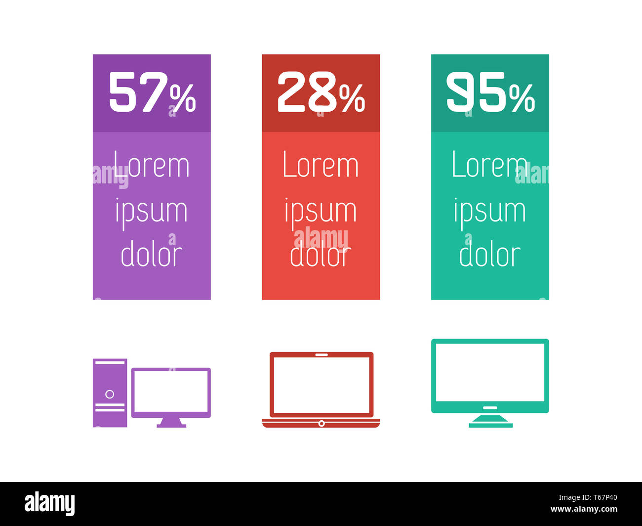 Technology Infographic Elements Stock Photo Alamy