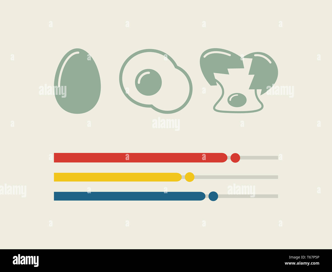 Infographic Diagram Fried Egg Food Hi-res Stock Photography And Images 