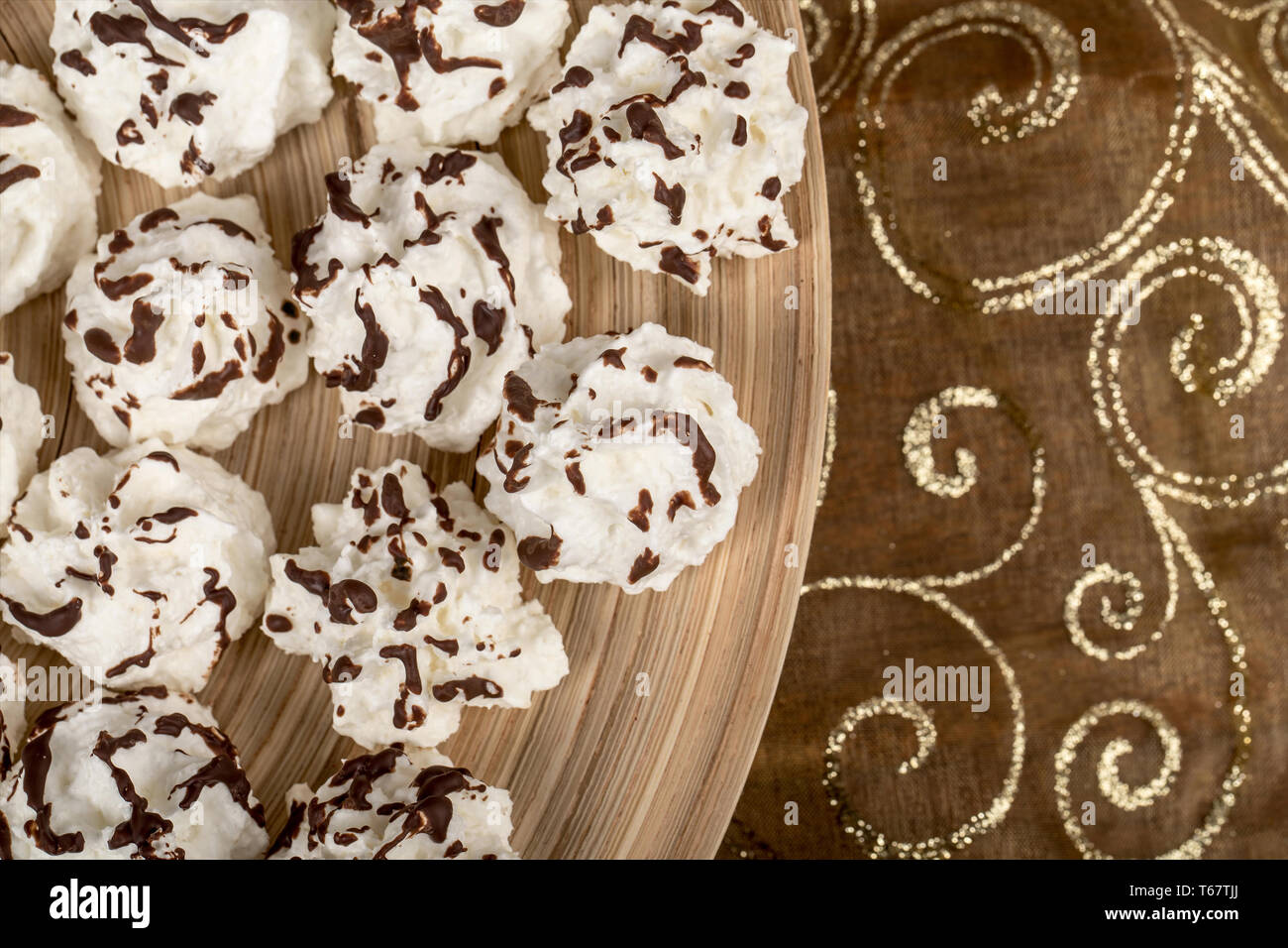 Christmas cakes close up Stock Photo