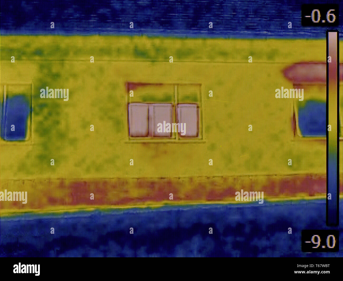 Heat Loss Detection Stock Photo Alamy