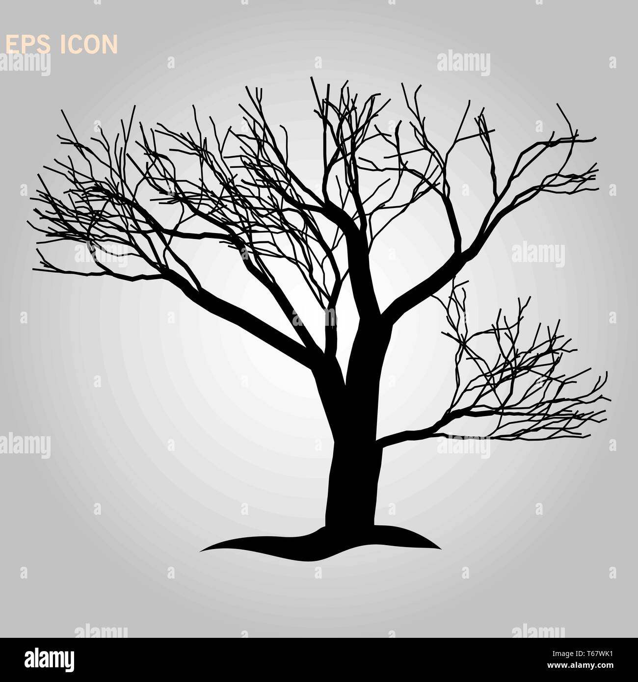 Tree icon. Forest symbol. Flat web sign on white background. Vector eps ...