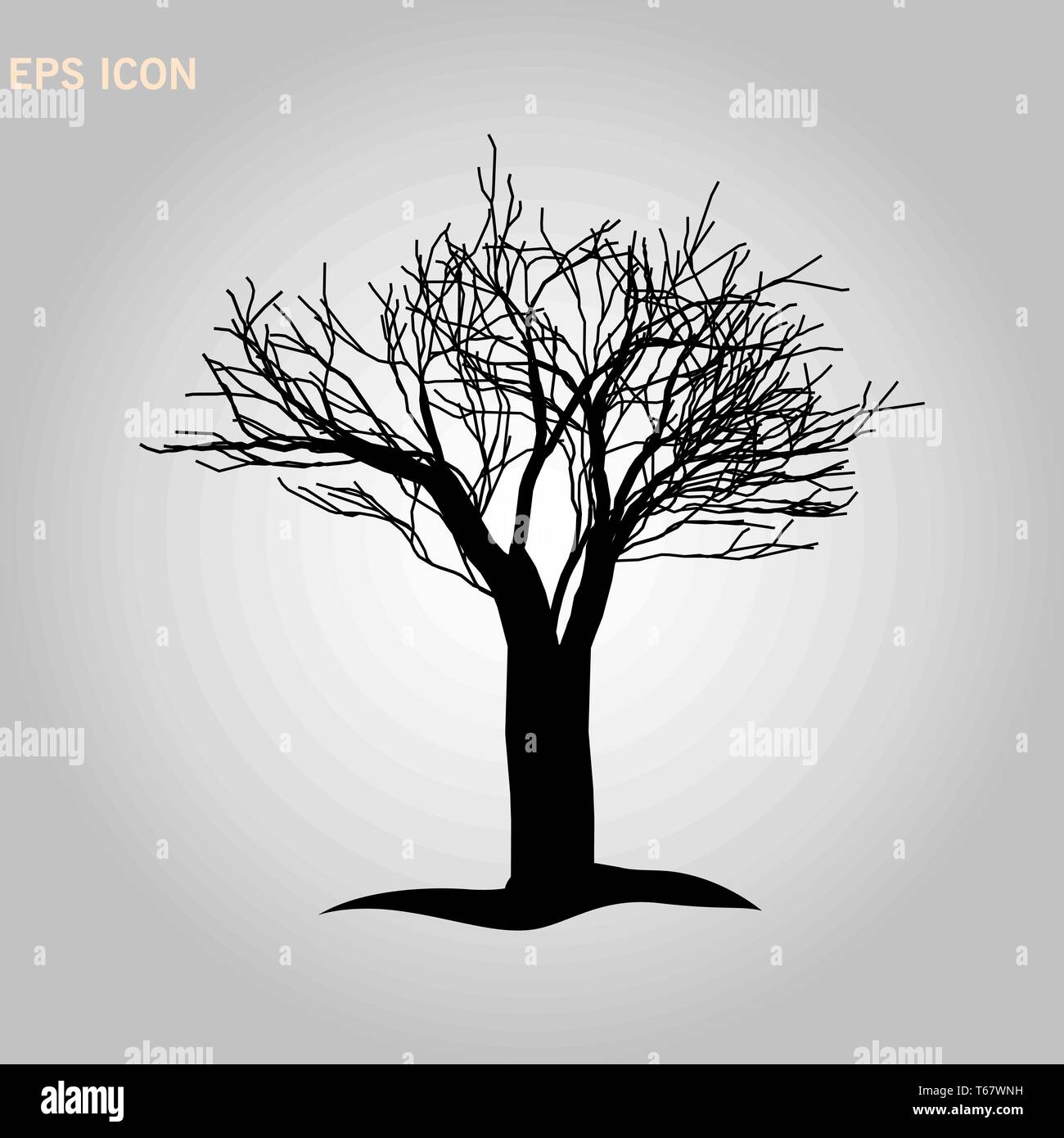 Tree icon. Forest symbol. Flat web sign on white background. Vector eps ...