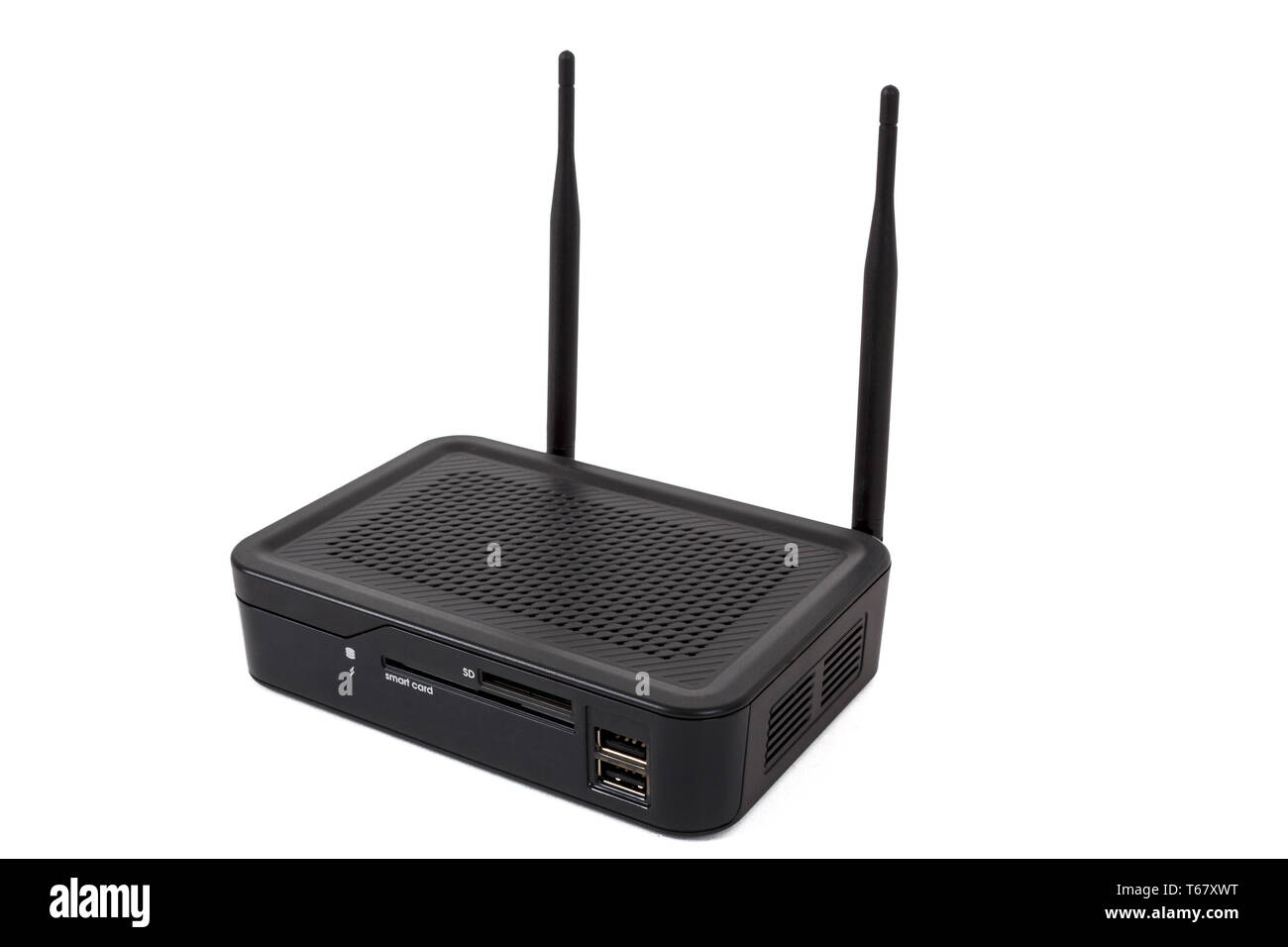 Android TV set top box receiver Stock Photo Alamy