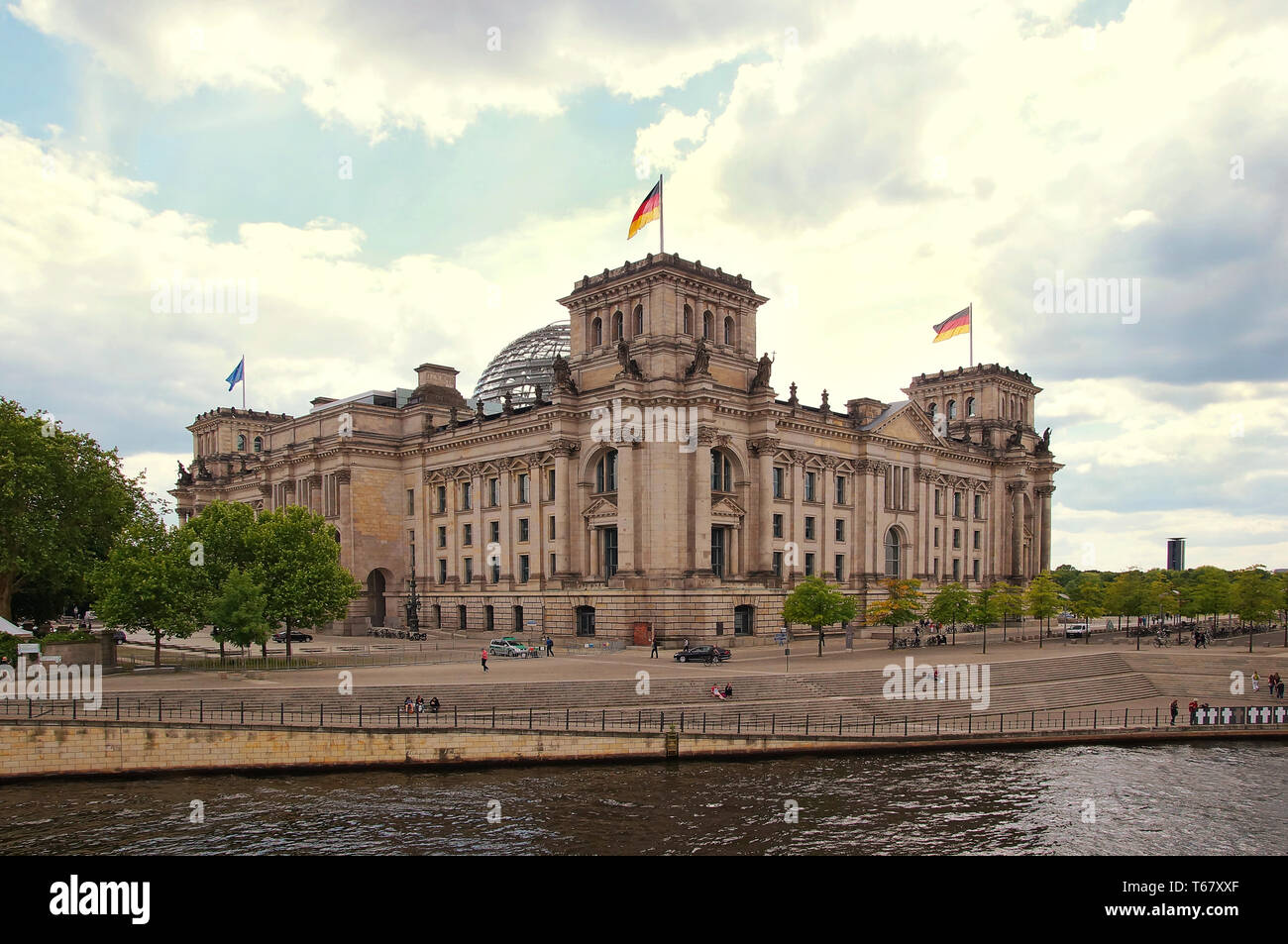 The Reichstag building in Berlin, Germany Stock Photo