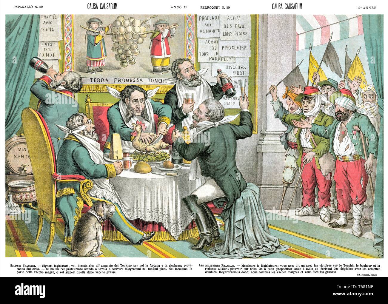 Colonialism africa cartoon hi-res stock photography and images - Alamy