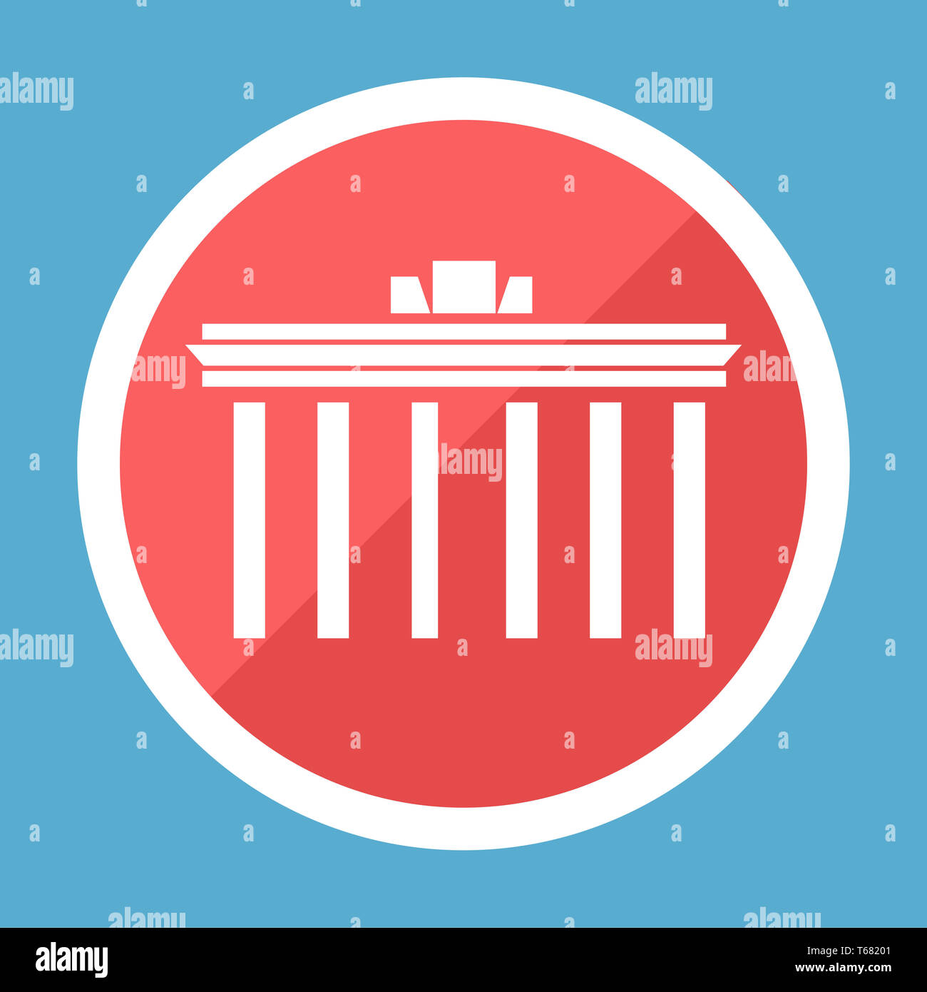 Gate icon flat design hi-res stock photography and images - Alamy