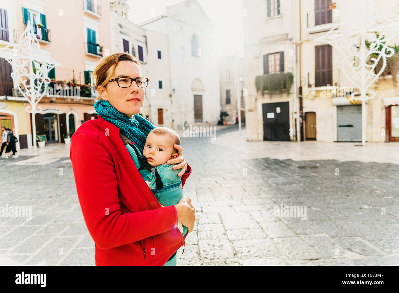baby holder while walking