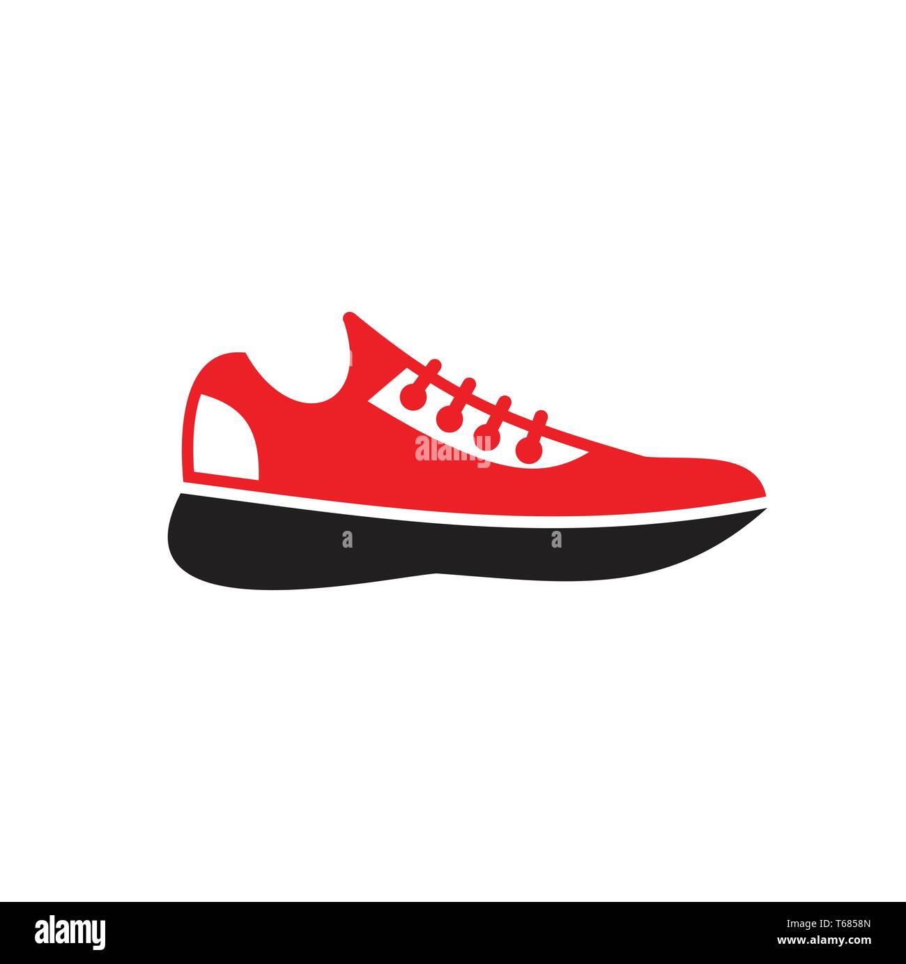 Shoe icon on background for graphic and web design. Simple vector sign ...