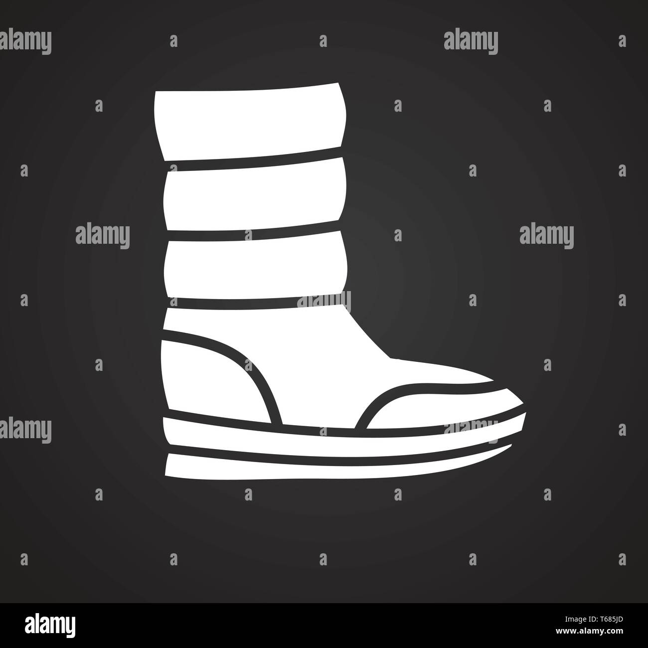 Shoe icon on background for graphic and web design. Simple vector sign ...