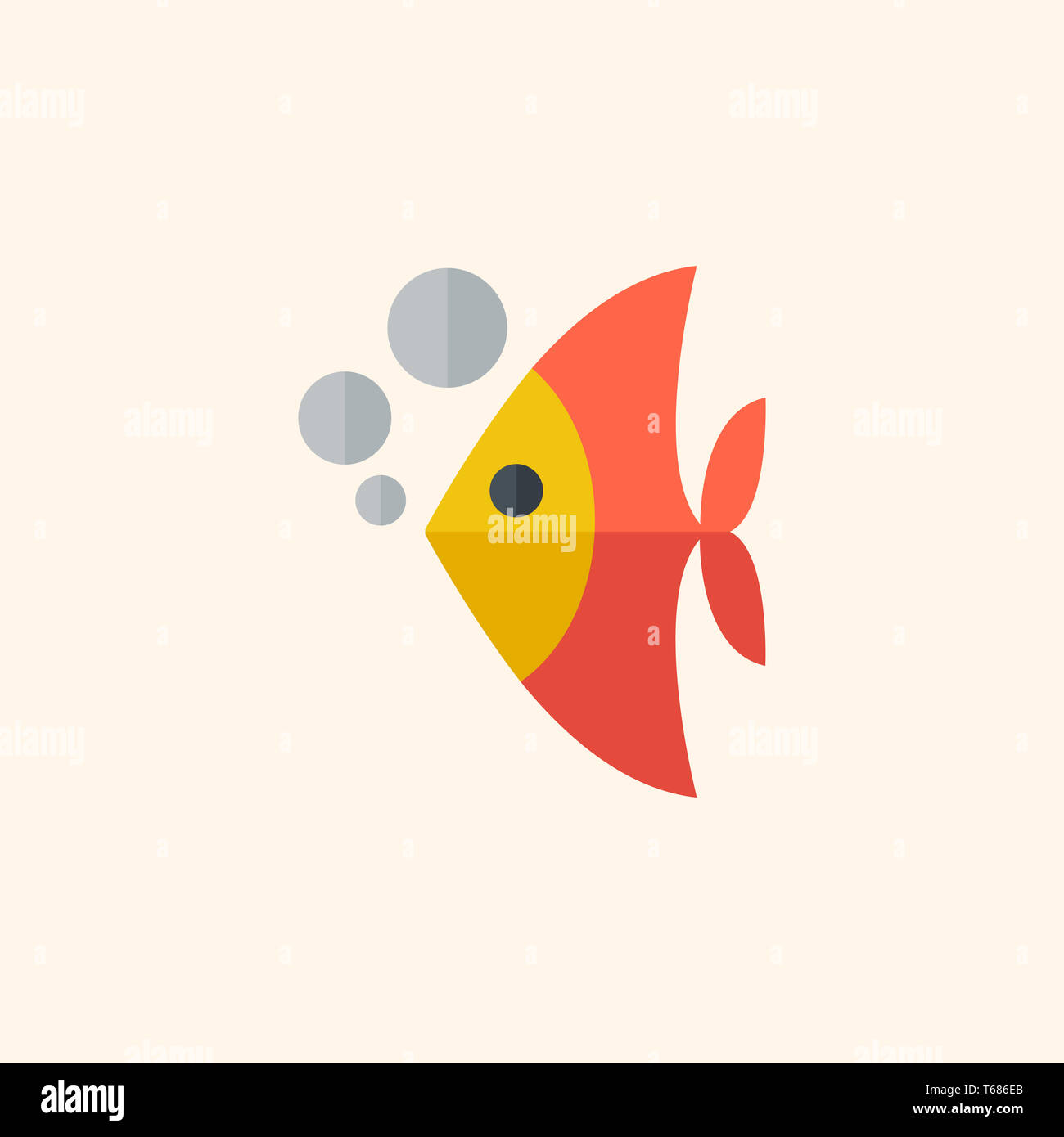 Fish pictogram hi-res stock photography and images - Alamy