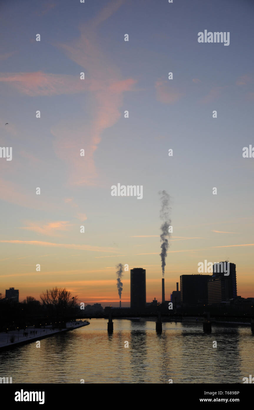 Frankfurt City, Skyline, Germany Stock Photo - Alamy