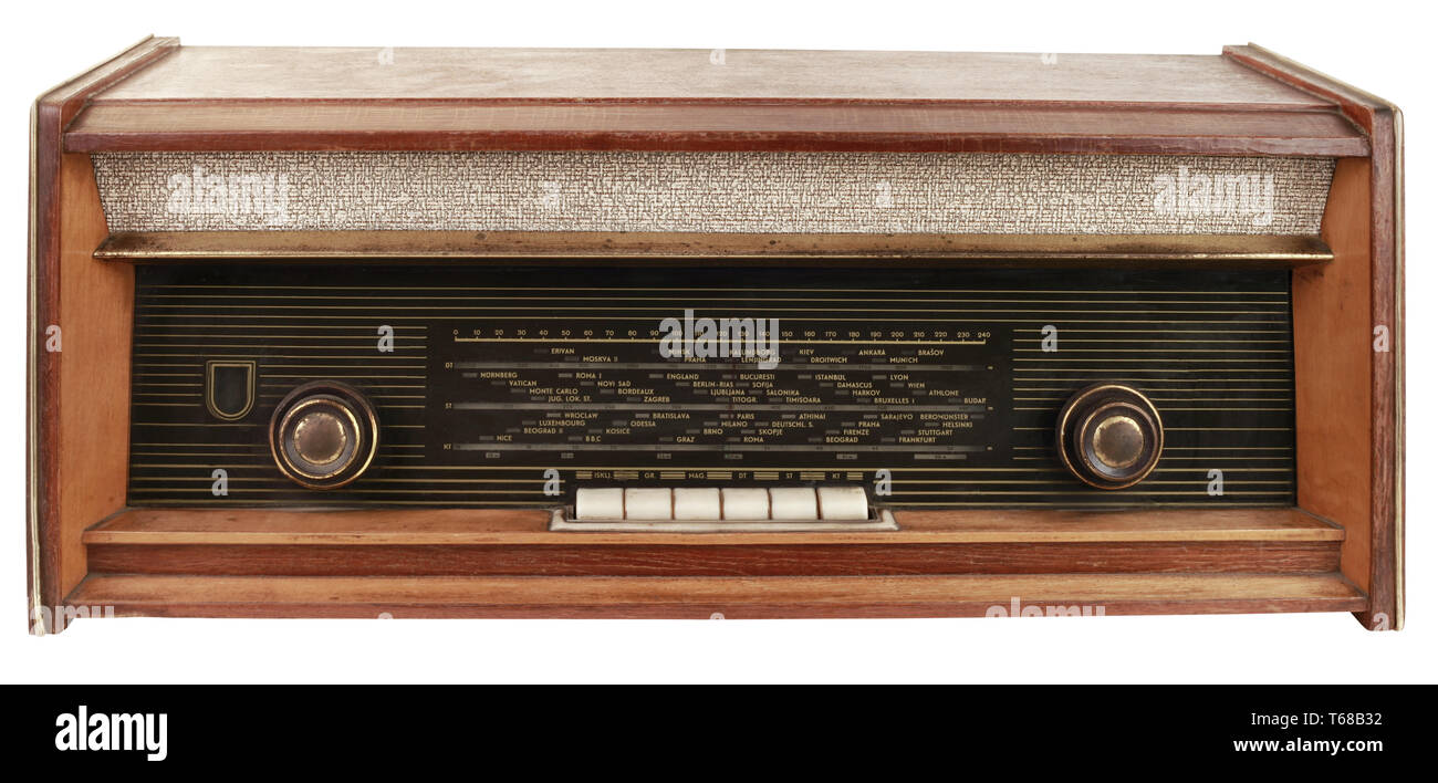 Radio Tuner Cutout Stock Photo - Alamy