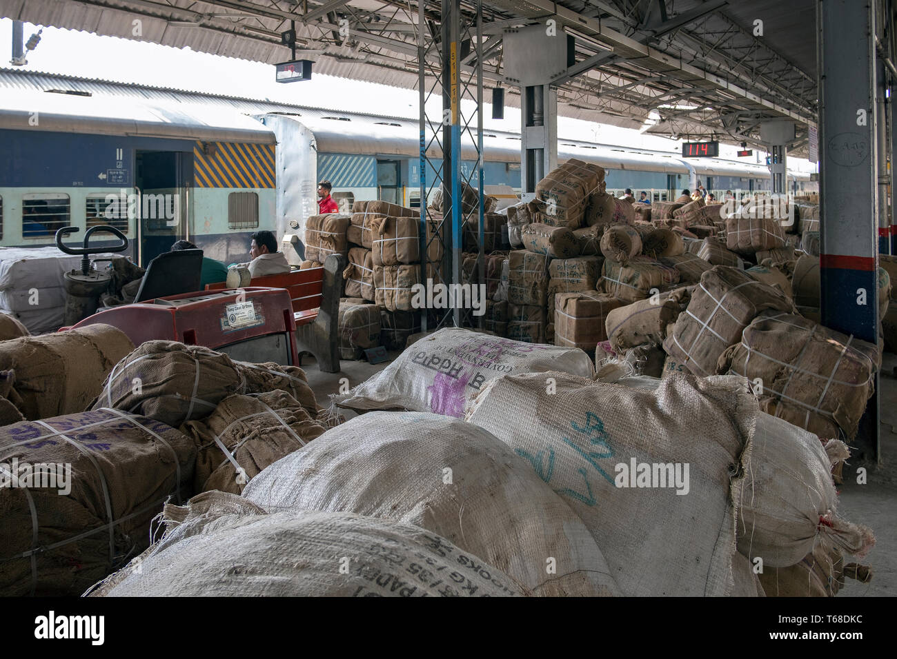 Station cargo Stock Photo