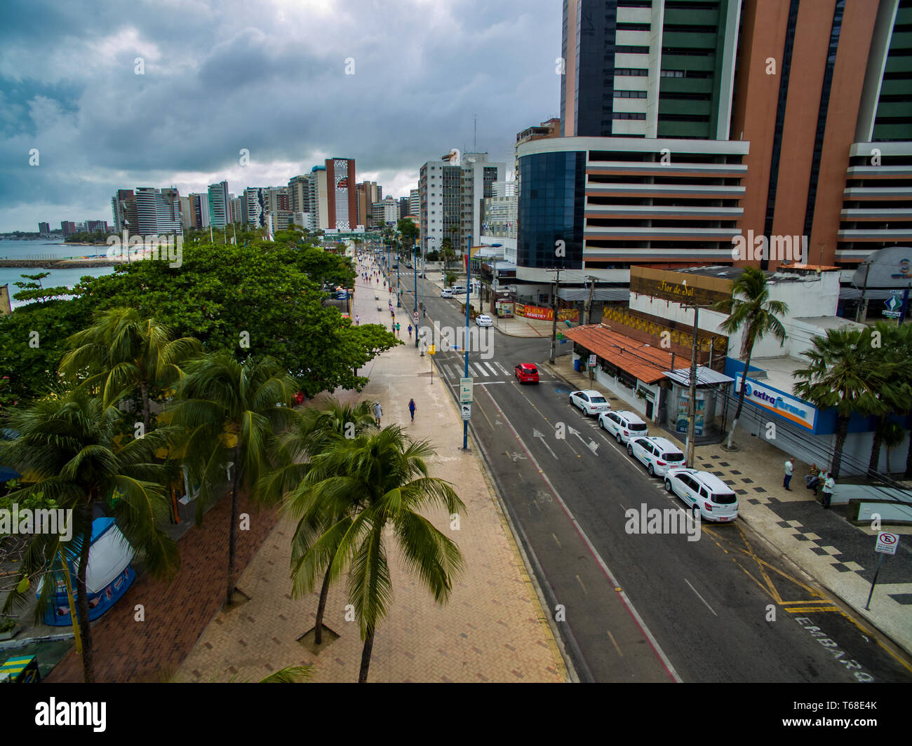 Fortaleza city, Ceara state, Brazil South America, 11/13/2018 City with ...